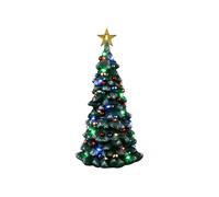 LEMAX-Accessoire pour village de Noël Lemax Sapin de Noël enneigé illuminé