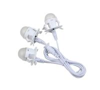 Lemax Accessoires : Guirlande de trois ampoules LED Moonlander - Lumières de lune : 44342