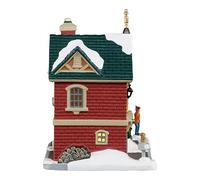 LEMAX Bâtiment illuminé « La Petite Maison de Briques » en Porcelaine H17,3x20,5x12,5 cm