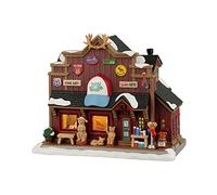 LEMAX Bâtiment illuminé Wild Wooly'S Gift Shop Construisez Votre Village en Porcelaine