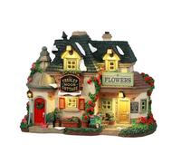 LEMAX Bâtiment lumineux à LED « Farnley Moor Cottage » en résine H15,5 x 21 x 13,5 cm