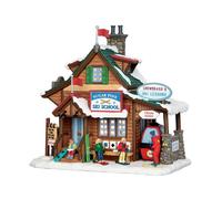 LEMAX-Bâtiment lumineux Santas Wonderland Village Lemax Fabrique de jouets - 30 x 18 x 26,5 cm