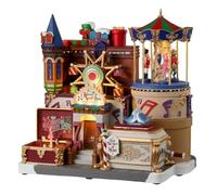 LEMAX Boîte à Musique Merry - 26,2 x 26 x 18,4 cm - Éclairage LED