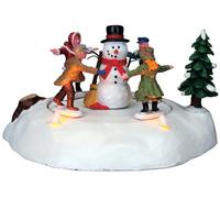 Lemax Bonhomme de Neige Avec Enfants - The Joyeux Snowman Code 84776