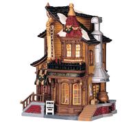Lemax Boutique Chocolat - LUCIE Chocolat Shop Code 45052 Village Crèche