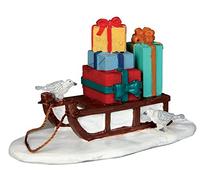 Lemax Caddington Village luge avec cadeaux de Noël#54937 accessoire