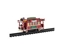 Lemax- Animal Caddington Village-Sights & Sounds: Jolly Trolley-(04738), Multicolore