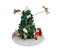 LEMAX Carrousel Mobile avec lumières LED « Courses de Rennes » H20,5 x 20 x 20 cm