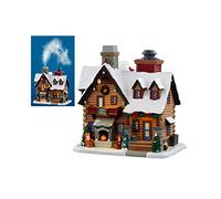 LEMAX Chalet cascade du village de Noël avec LED et fumée de polyrésine