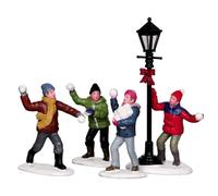 Lemax Christmas Village 32133 Lot de 4 boules de neige