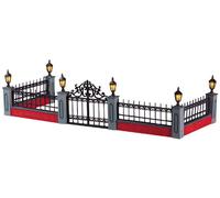 Lemax Christmas Village 54303 Lot de 5 clôtures lumineuses en fer forgé à piles 4,5 V