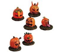 Lemax - Citrouille People - Lot de 6