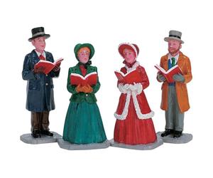 LEMAX CORO DI NATALE - CHRISTMAS HARMONY SET OF 4 COD 72403