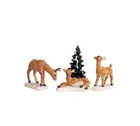 Lemax - Dad and Fawns, set of 4