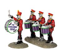 Lemax - DRUM Corpse - untote Batteurs Accessoires Figurines - Village Halloween - Spooky Town - Village