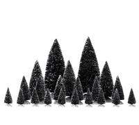 LEMAX-Ensemble de 21 sapins artificiels assortis - 21 pièces