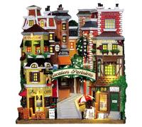 Lemax Facade Escaliers Parisiens Exclu : Lumineuse