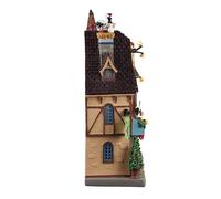 LEMAX Façade Lumineuse avec lumières LED Noel Alsace en résine H27,6 x 25 x 9,5 cm