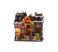 LEMAX-Façade lumineuse Ville de Noël Lemax - 27 x 27,5 x 11,5 cm