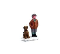 Lemax : Figurine Garcon Et Chien