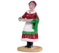 Lemax- Figurine du Père Noël : Mrs Claus Cookies, 92759