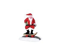 Lemax Figurine Père Noël sur Skateboard - Skateboard Santa, référence 72498