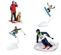 LEMAX-Figurine pour village de Noël Lemax Vail village Skieur