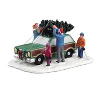 Lemax - Figurine transport d’arbre de Noël