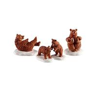Lemax Figurine Vail Village 02943 : Jour de Neige Famille Ours