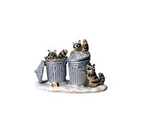 Village de Noël Lemax : la bande des ratons laveurs