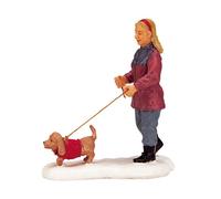 Lemax Fille Coupleur Promenade Avec Chien - Strolling Pooch Code 22568 Village