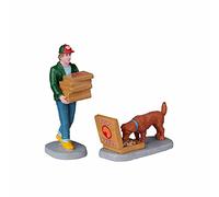 Lemax - Harvest Crossing - Figurine : Top Pizza Delivery