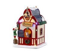 LEMAX La tanière du Renne cerf-Volant avec lumières LED « La tanière du cerf-Volant » en résine H13,2 x 9,4 x 9,6 cm