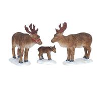 Lemax Lot de 3-62242 Rennes de Village de Noël