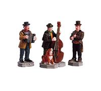 Lemax Lot de 3 figurines de Noël Motif trio de musiciens de rue