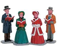 Lemax Lot de 4 Figurines de Noël
