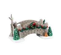 LEMAX Pont décoratif Christmas Footbridge en résine H5 x 8,6 x 4,3 cm