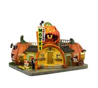 Lemax pumpkin hollow motel Spooky Town 2024