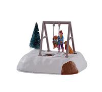 Lemax - Puppy Gets A Swing Ride, B/o (4.5v)