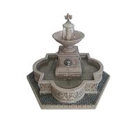 Lemax (référence 64061) - Fontaine de place de village, conception modulaire