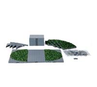 Lemax Route grise et avec herbe - PLAZA SYSTEM GREY 24 pièces code 64108 Village crèche