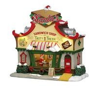 Lemax, Sandwicherie du Père Noël, bâtiments éclairés, #65570