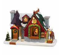 Lemax Santa's Snack Shack, with 4.5V 100Ma Adaptor #45271