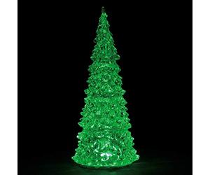 Lemax : Sapin Lumineux Crystal avec 3 Couleurs Changeable