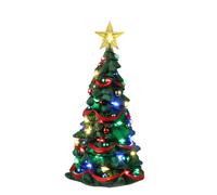 LEMAX-Sapin lumineux multicolore pour village de Noël Lemax