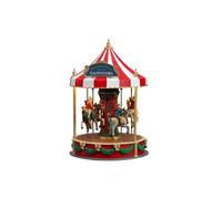 LEMAX-Scène animée et sonore Carrousel de Noël LEMAX - 16 x 25,6 x 16 cm