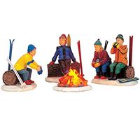 Lemax : Scène Animée Feu De Camp : X4, L10.50 Cm