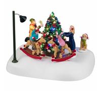 LEMAX Scène décorative mobile « Rockin' Around The Christmas Tree » H12,5 x 17,1 x 12,4 cm