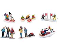 LEMAX-Scénette avec figurines pour village de Noël Lemax Vail village