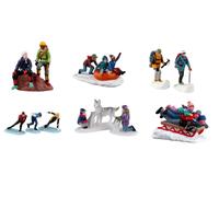 LEMAX-Scénette avec figurines pour village de Noël Lemax Vail village